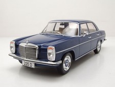 Mercedes 220 D /8 Strichachter W115 1968 dunkelblau Modellauto 1:18 MCG