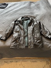 Lederjacke schwarz m - 48, (