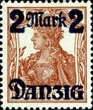 Danzig Briefmarke Ungebraucht Michel 1-308 Dienst Porto Fischer 1-306  * Mint MH