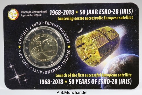 Belgien 2018 coincard - belgien, 2