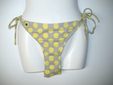 Bikinihose beige mit gelben