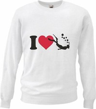 Sweatshirt I LOVE TAUCHER -
