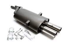 TA Technix Sportendschalldämpfer 2x76mm passend für BMW 3er Serie E46 Limousine,