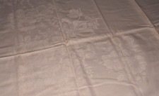 Alte Damast Tischdecke