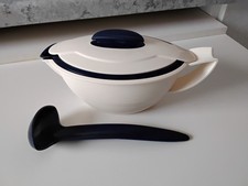 Tupperware Thermo Duo Sauciere, 550 ml/400 ml, Farbe blau