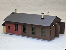 AUHAGEN 11332 H0 LOKSCHUPPEN 2-ständig fertig gebaut SAMMLER VINTAGE MODELLBAHN