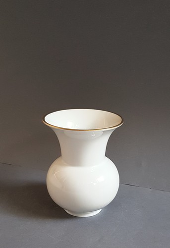 Porzellan vase weiß - -,