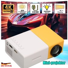 Tragbarer Mini Projektor High Definition 1080P Unterstützt USB, HD, AV geschenk