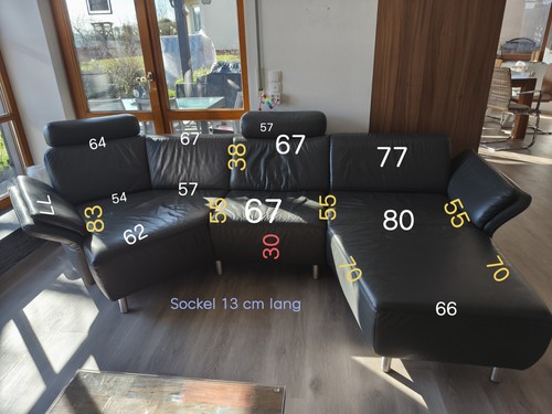 Musterring ledersofa ecksofa - ledersofa,