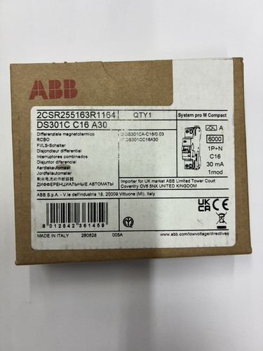 Abb schutzschalter c16 - abb,