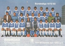 1860 München Deutschland Mannschaftsbild Mannschaftskarte Mannschaftsfoto