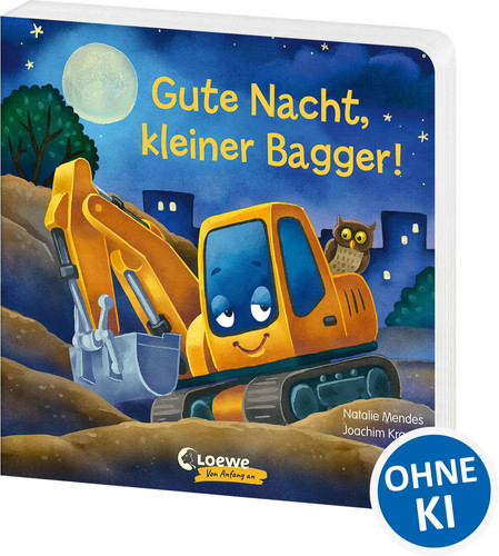 Gute nacht kleiner bagger - nacht,,