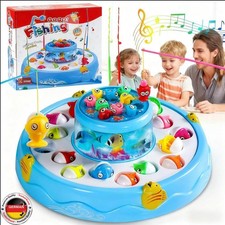 Magnet Angelspiel Set Wasserspiel Fische Angeln Lernspiel für Kinder ab 3 Jahre