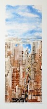 Gottfried Salzmann, NY Perspektive I, Giclée, handsigniert, betitelt, 2013
