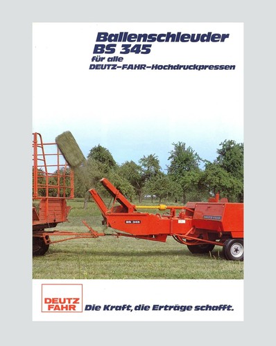 Deutz fahr hochdruckpresse - deutz,