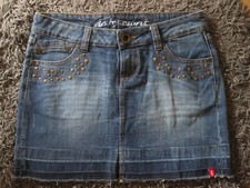 edc by ESPRIT DENIM Jeans-Rock Mini-Rock Stretch Nieten  Gr. 34  36
