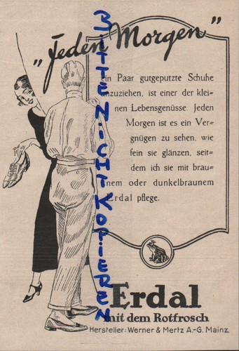 Mainz werbung 1924 werner - werner, &