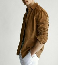 Herren Wildlederhemd weiches