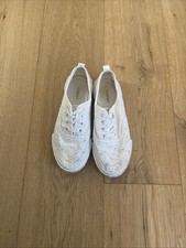Stoffschuhe H&M Weiß Größe