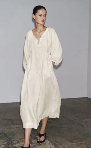 Zara tunika kleid leinen - zara, xs/s