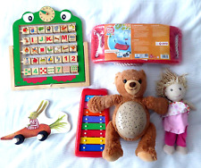 Spielsachen Spieluhrbär mit Beleuch. Puppe, neue Brettschaukel, Kinderxylophon,