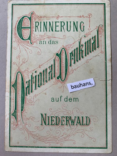 Erinnerungen niederwald - erinnerungen,
