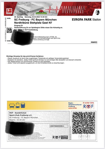 Sammler used ticket - ticket, sc