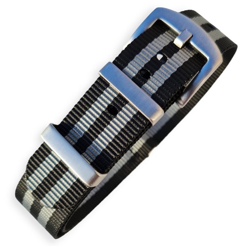 Nato strap armband grau - strap,