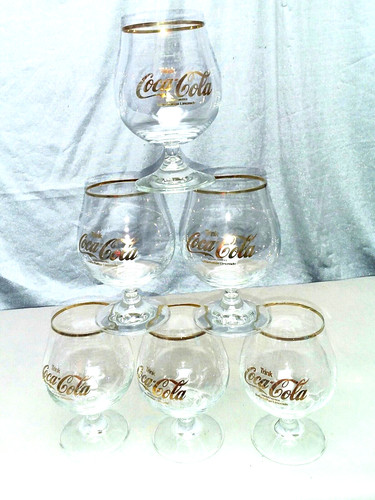 Coca cola gläser - coca, cognac