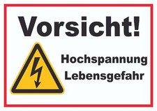 Vorsicht Hochspannung