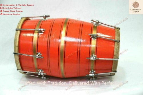 Indische holz dholak dholki - indische, dholak/dholki