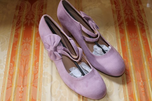 Pumps fliederfaarben mit - pumps,