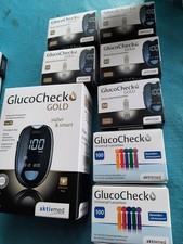 GlucoCheck Gold Blutzuckermessgerät Set mit 250 Teststreifen und 200 Lanzetten!!