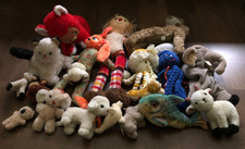 Plüschtiere Konvolut 18x Alte