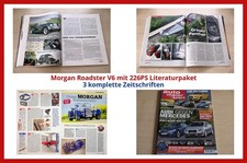 Morgan Roadster V6 mit 226PS Literaturpaket - 3 komplette Zeitschriften