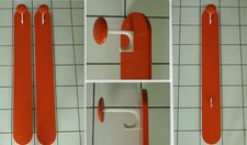 Schönbuch-Garderobe, orange, 1970er, Einzel-Paneelen