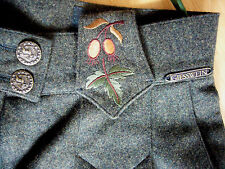 ?GIESSWEIN?schöne Trachtenhose, Bermuda Hose Pure Wool, Grünmelange, Gr36