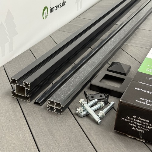 Wpc sichtschutz zaun aluminium - zaun,