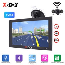 XGODY 9 Zoll GPS Navi Navigation für Auto LKW PKW Navigationsgerät 16G EU Karte