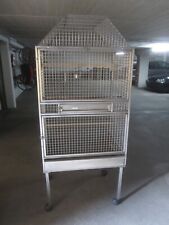 MOSIG Edelstahlkäfig - Vögel, Ratten, Degus etc. 180/120x80x60 cm