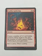 Magic the Gathering Einzelkarte Goblin Gathering bespielt