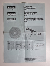 Uher mikrofon m517 handbuch - m517,