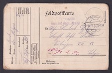 Erster Weltkrieg Feldpost