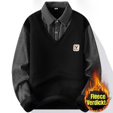 Herren Fleece Thermohemd Warm