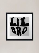 Lil Bro schwarzes Herz gewellt