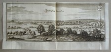 Burg Süpplingenburg Gesamtansich Topographia Lüneburg EA Merian Kupferstich 1653