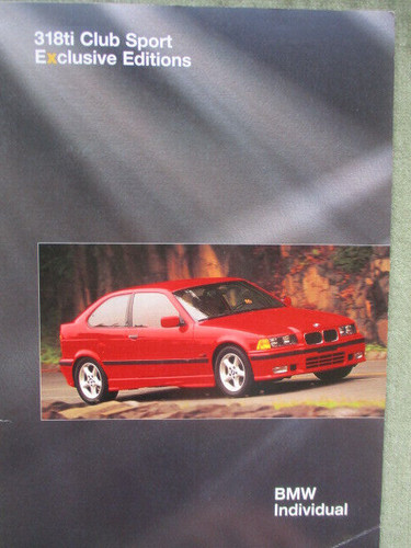 Bmw 318ti club - 318ti, exclusive