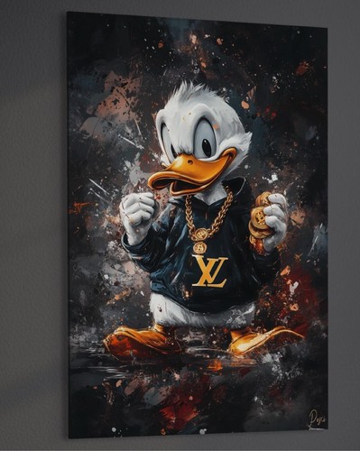 Donald duck leinwand bild pop - donald,