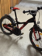 Kinderfahrrad 18 Zoll (für Kinder bis 5 - 6 Jahre) Rot und Schwarz