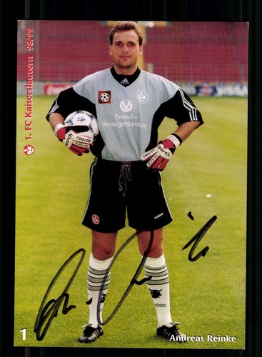 Andreas reinke autogrammkarte - andreas,